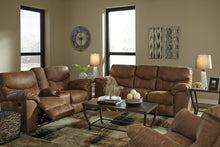 Load image into Gallery viewer, Boxberg Reclining Loveseat with Console
