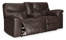 Load image into Gallery viewer, Boxberg Reclining Loveseat with Console
