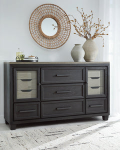 Foyland Dresser and Mirror - Ego Home Furniture
