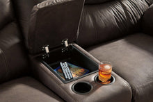 Load image into Gallery viewer, Boxberg Reclining Loveseat with Console
