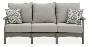 Visola Outdoor Sofa and Loveseat with Coffee Table - Ego Home Furniture
