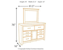 Load image into Gallery viewer, Juararo Dresser and Mirror - Ego Home Furniture
