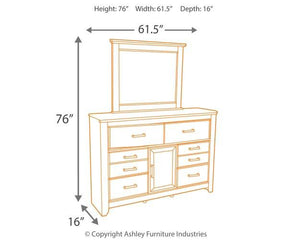 Juararo Dresser and Mirror - Ego Home Furniture
