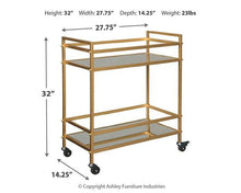 Load image into Gallery viewer, Kailman Bar Cart
