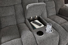 Load image into Gallery viewer, Foreside Reclining Loveseat with Console
