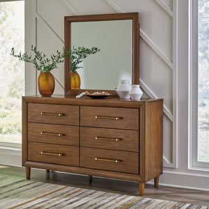 Lyncott Dresser and Mirror - Ego Home Furniture