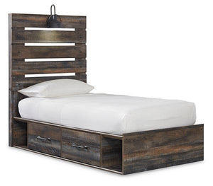 Drystan Bed with 4 Storage Drawers - Ego Home Furniture