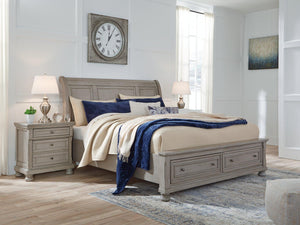 Lettner Bed with 2 Storage Drawers - Ego Home Furniture