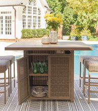 Load image into Gallery viewer, Walton Bridge Outdoor Bar Table with Fire Pit - Ego Home Furniture
