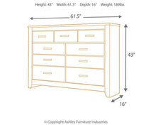 Load image into Gallery viewer, Zelen Dresser and Mirror - Ego Home Furniture
