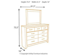 Load image into Gallery viewer, Zelen Dresser and Mirror - Ego Home Furniture
