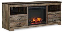 Load image into Gallery viewer, Trinell 4-Piece Entertainment Center with Electric Fireplace
