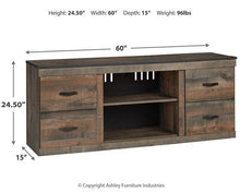 Load image into Gallery viewer, Trinell 3-Piece Entertainment Center with Electric Fireplace
