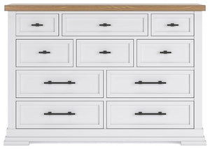 Ashbryn Dresser and Mirror - Ego Home Furniture