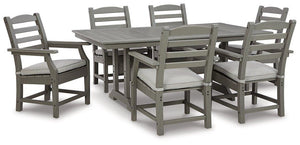 Visola Outdoor Dining Table with 6 Chairs - Ego Home Furniture