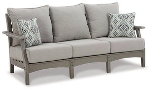 Visola Outdoor Sofa and Loveseat with Coffee Table - Ego Home Furniture