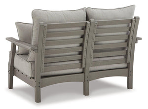 Visola Outdoor Sofa and Loveseat with Coffee Table - Ego Home Furniture