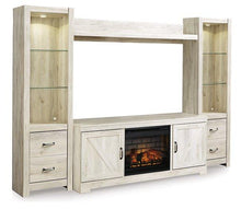 Load image into Gallery viewer, Bellaby 4-Piece Entertainment Center with Electric Fireplace
