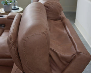 Clean-Slate Power Reclining Loveseat with Console - Ego Home Furniture