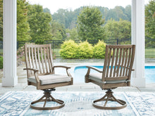 Load image into Gallery viewer, Rainier Ranch Outdoor Swivel Chair with Cushion (Set of 2) - Ego Home Furniture
