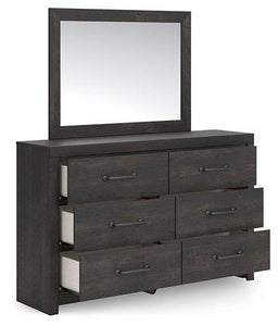 Hollivern Dresser and Mirror - Ego Home Furniture