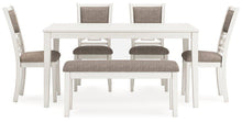 Load image into Gallery viewer, Erinberg Dining Table and 4 Chairs and Bench (Set of 6)
