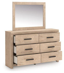 Sanginlane Dresser and Mirror - Ego Home Furniture