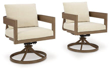 Load image into Gallery viewer, Serene Bay Outdoor Swivel Dining Chair with Cushion (Set of 2) - Ego Home Furniture
