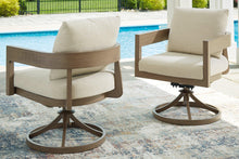 Load image into Gallery viewer, Serene Bay Outdoor Swivel Dining Chair with Cushion (Set of 2) - Ego Home Furniture
