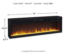 Load image into Gallery viewer, Camdill 80&quot; TV Stand with Electric Fireplace
