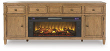 Load image into Gallery viewer, Sharlance 81&quot; TV Stand with Electric Fireplace image
