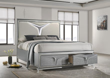 Load image into Gallery viewer, B024 Olive Silver Bed

