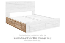 Load image into Gallery viewer, Hyanna Panel Storage Bed with 2 Under Bed Storage Drawer
