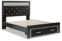 Load image into Gallery viewer, Kaydell Upholstered Panel Storage Bed
