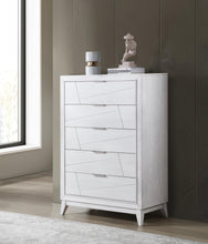 Load image into Gallery viewer, Led Queen Bed Antique White
