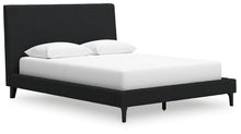 Load image into Gallery viewer, Cadmori Upholstered Bed with Roll Slats
