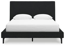 Load image into Gallery viewer, Cadmori Upholstered Bed with Roll Slats
