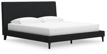 Load image into Gallery viewer, Cadmori Upholstered Bed with Roll Slats
