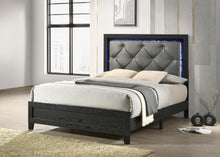 Load image into Gallery viewer, Black Led Full Bed
