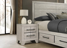 Load image into Gallery viewer, Dusty Gray Oak King Bed
