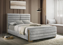 Load image into Gallery viewer, Light Gray King Bed
