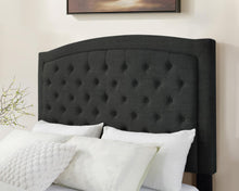 Load image into Gallery viewer, Charcoal Gray King Bed
