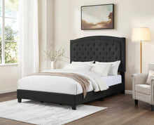 Load image into Gallery viewer, Charcoal Gray Queen Bed
