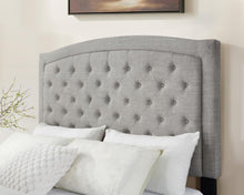 Load image into Gallery viewer, Light Gray Twin Bed

