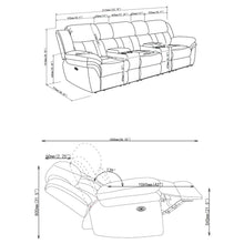 Load image into Gallery viewer, Bahrain Power Home Theater Seating
