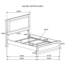 Load image into Gallery viewer, Caraway Panel Bed with LED Lighting
