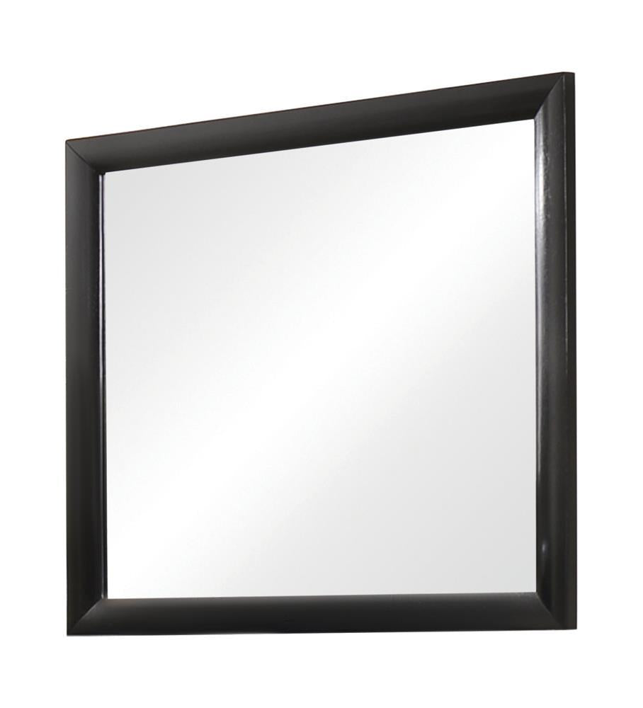 Briana Rectangle Dresser Mirror Black - Ego Home Furniture