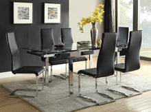 Load image into Gallery viewer, Montclair High Back Dining Chairs Black and Chrome (Set of 4) - Ego Home Furniture
