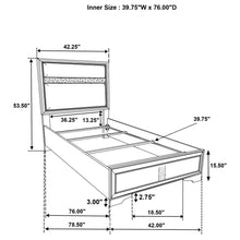 Load image into Gallery viewer, Miranda Panel Bed
