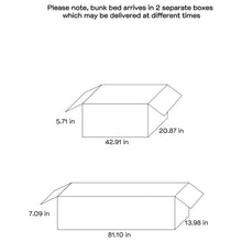 Load image into Gallery viewer, Ryder Bunk Bed with Mattress

